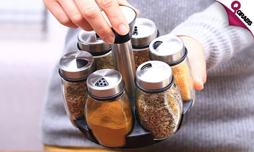 6-Piece Rotating Spice Rack!